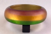 LG31 handpainted tri color lucite bangle